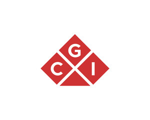 CGI logo design vector template. CGI