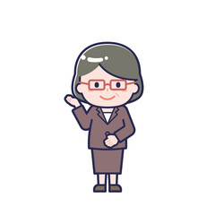 スーツ中年／女性 18