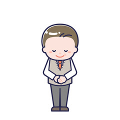 スーツ中年／男性 08