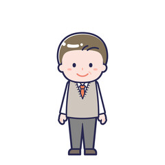 スーツ中年／男性 09