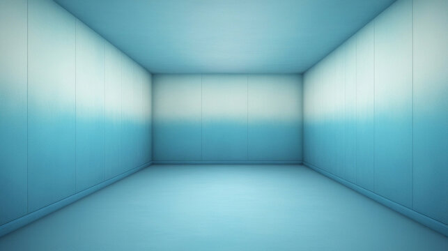 Blue empty big room background