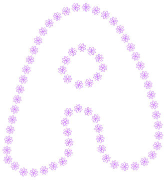 Alphabet ABCDEF


