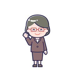 スーツ中年／女性 10