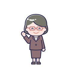 スーツ中年／女性 17