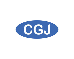 CGJ logo design vector template. CGJ