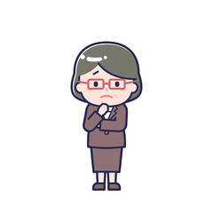 スーツ中年／女性 25