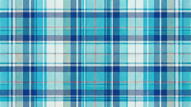 Flowing Fabric Texture Vector - Light Blue Tartan Plaid Check Textile Background Design for Fashion and Interior Decor, Seamless Pattern with Soft Colors for Clothing and Home Decor