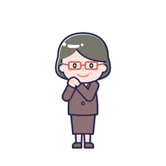 スーツ中年／女性 22