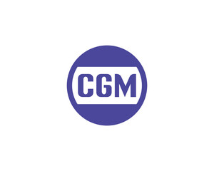 CGM logo design vector template. CGM