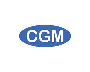 CGM logo design vector template. CGM