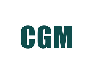 CGM logo design vector template. CGM