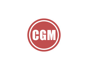 CGM logo design vector template. CGM