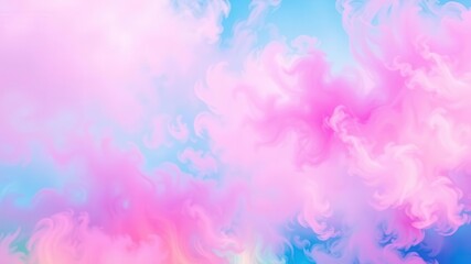 Fototapeta premium Colorful abstract landscape with vibrant hues of pink, blue, and green creating a dynamic and engaging background, abstract, pink, green