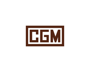 CGM logo design vector template. CGM
