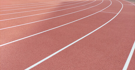 Fototapeta premium Running track for sports or athletics 