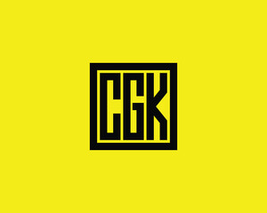 CGK Logo design vector template. CGK