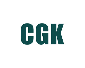 CGK Logo design vector template. CGK