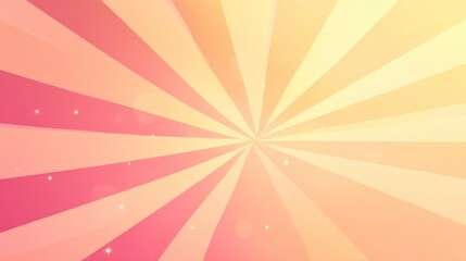 Glowing Pink and Yellow Sunburst Background - Happy Radiance