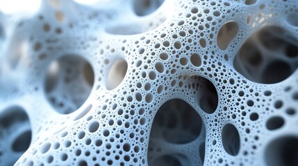 Abstract Cellular Structure: Intricate 3D Network Design