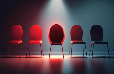 Job interview best concepts. Generated AI