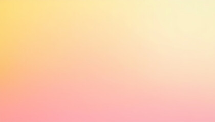 Pastel Pink and Yellow Gradient Background  Soft Color Blend for Design Projects