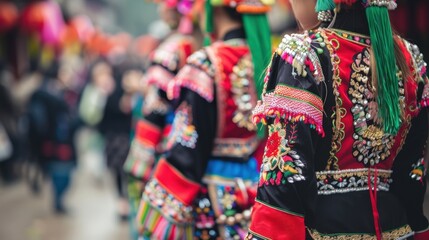 Fototapeta premium Cultural Innovation: Blending age-old traditions with modern techniques to craft innovative cultural products, preserving heritage while embracing the future. 