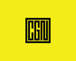 CGN logo design vector template. CGN