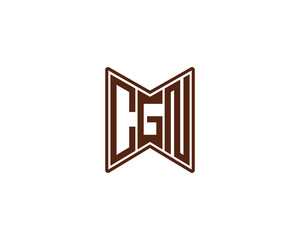 CGN logo design vector template. CGN