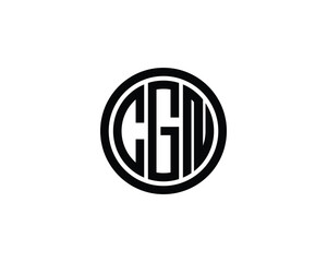 CGN logo design vector template. CGN