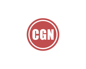 CGN logo design vector template. CGN
