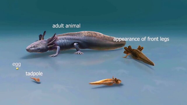 Development of axolotl