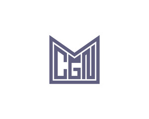 CGN logo design vector template. CGN