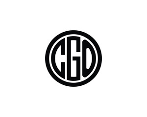 CGO logo design vector template. CGO