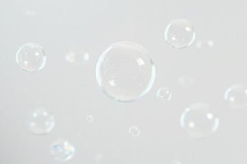 PNG A few transparent bubble floating bubbles background image.