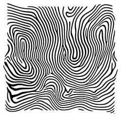 PNG Square flat line illusion art pattern black.