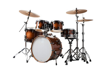 Professional Drum Set Ready for Action