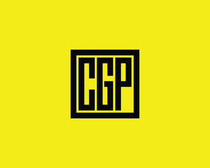 CGP logo design vector template. CGP