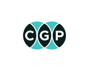 CGP logo design vector template. CGP