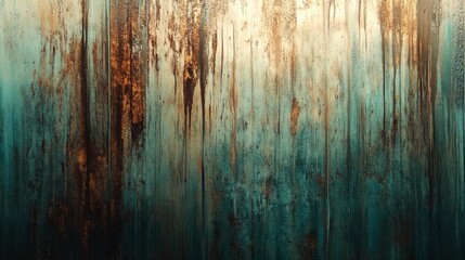 Fototapeta premium Rustic Teal and Rust Textured Wall Background