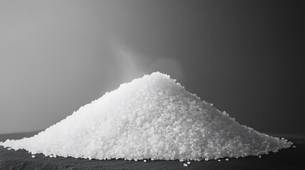 Close-up photo pile of shimmering granules mockup. AI Generated