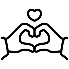 Love Gesture Icon
