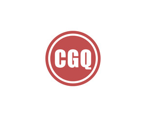 CGQ logo design vector template. CGQ
