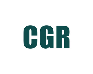 CGR Logo design vector template. CGR