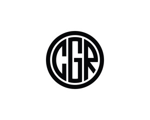 CGR Logo design vector template. CGR