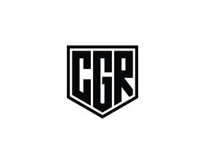 CGR Logo design vector template. CGR