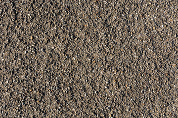 敷砂利を固めた地面