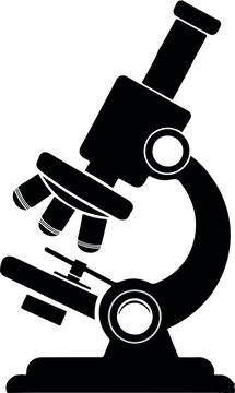 black microscope science equipment clip art preview