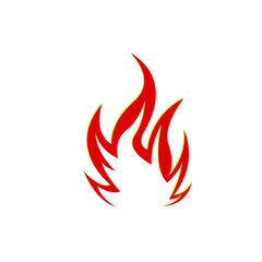 Fire icon illustration