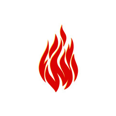 Fire icon illustration