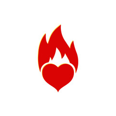 Fire icon illustration